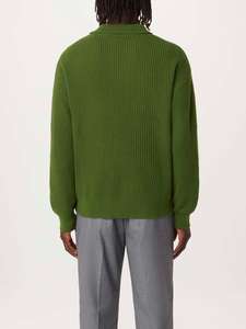 Pull tricoté à manches longues respirant personnalisé pour hommes Pull style décontracté d'automne Pull ample pour hommes - Product Image 3