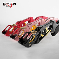 Riser Aluminium Alloy ILF 21 inci untuk Busur Recurve dengan Mesin CNC dan Anodisasi Dua Warna untuk Panahan Lapangan dan Berburu Tradisional