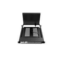 Conmutador KVM LED IP de 17 ", 32 puertos VGA a través de Ethernet, 1U de montaje en rack, cajón KVM LCD IP sobre CAT6, consola KVM de 19 pulgadas a través de IP