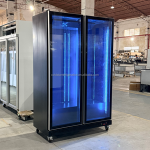 Nouvelle Vitrine Réfrigérée Commerciale à Double Porte Entièrement en Verre 2026 et Réfrigérateur à Boissons pour Magasin de Proximité - Product Image 6