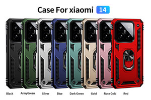 เคสโทรศัพท์แบบมีขาตั้งพร้อมวงแหวนโลหะหมุนได้ 360 องศา สำหรับ Xiaomi 14 13 12 15 16 <span class=keywords><strong>17</strong></span> <span class=keywords><strong>Pro</strong></span> ผลิตจากวัสดุ TPU และ PC แบบไฮบริด - Product Image 2