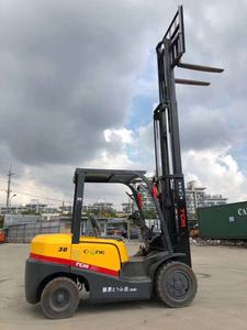 Chariot élévateur d'occasion TCM 3 tonnes FD25T3, moteur diesel d'occasion, chariot élévateur à fourche à haute efficacité, manutention de matériaux d'entrepôt, compétitif - Product Image 6