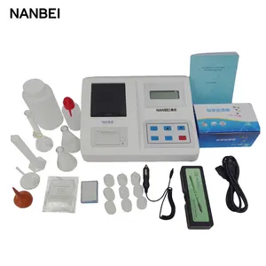 Nanbei testador laboratório para agricultura, equipamento de teste de fertilizante, assunto orgânico, salinidade, ph, npk, analisador nutriente de solo