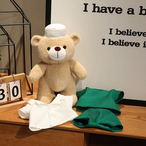 Bác Sĩ mũ gấu bông búp bê đồ chơi sang Trọng Quà Tặng bác sĩ y tá trường y tốt nghiệp gấu búp bê Rag búp bê - Product Image 2