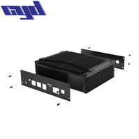 Controlador de carcasa de placa PCB para equipos industriales, carcasa de extrusión de aluminio, servicios de diseño personalizados, caja de servidor de alimentación de chapa