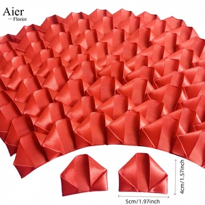 Aierflorist Petali di Rosa Fatti a Mano all'Ingrosso, Confezione di Materiale Semi-Lavorato con Nastro, 100 Pezzi - Product Image 1
