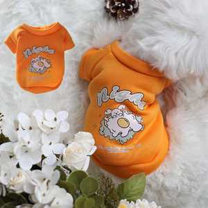 Cute Animal Print Crew Neck Sweatshirt For Pets Autumn Winter Candy Color Pet <b>Clothes</b> For <b>Cats</b> And Dogs - Product Image 2