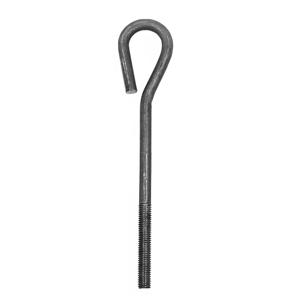 9-förmige U-Bolzen aus Kohlenstoffs tahl GB799 Beton ankers ch raube für Turmdrehkran-Befestigungs schrauben fundament und Stein-J-Bolzen DIN-Norm - Product Image 5
