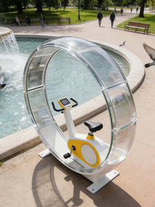 Fontaine interactive intelligente à pédales pour parc, équipement de parc d'attractions extérieur générant de l'énergie - Product Image 3