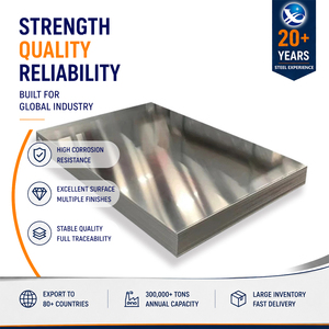 Factory Direct ISO Certified 310S Satin Finish Precision 8.0mm Welding ASTM A240 Stainless Steel Plate - Product Image 1