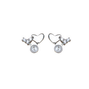 Pendientes de Plata S925 con Forma de Piña y Perlas de 8-12 mm, JG5132, Accesorios para el Cabello Hechos a Mano, Bandeja Vacía para Joyería Personalizada de Lujo - Product Image 5