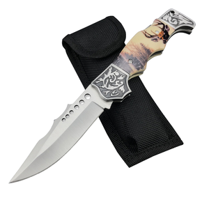 Cuchillo Plegable Industrial para Exteriores Sika Deer, Hoja de Acero Inoxidable 3Cr13, 8.5 cm, Punta de Lanza, Mango de Aleación de Aluminio, para Camping y Pesca - Product Image 1