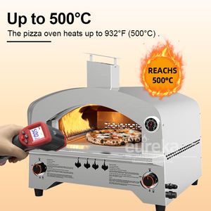 Four à <span class=keywords><strong>pizza</strong></span> professionnel de petite taille pour l'extérieur, en acier inoxydable, 12 pouces, à <span class=keywords><strong>gaz</strong></span> GPL - Product Image 2