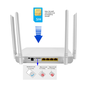 High-Speed 300Mbps 4G Lite Duil Sim All Sim Support <strong>Wifi</strong> <strong>Modem</strong> 12V <strong>Wireless</strong> <strong>Router</strong> QoS Firewall for Enterprise Use Supports 2.4G - Product Image 1