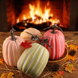 Moldes de Espuma de Calabaza Artificial para Decoración de Mesa de Halloween y Acción de Gracias 2026, para Regalos y Manualidades - Product Image 1