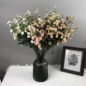 Flores artificiales <span class=keywords><strong>al</strong></span> <span class=keywords><strong>por</strong></span> <span class=keywords><strong>mayor</strong></span> vistas en decoración real, rosas artificiales o decoración para decoración de bodas - Product Image 5