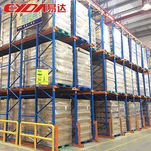Chất lượng cao Nhà máy trực tiếp lái xe trong Pallet Rack 2000kg Tải Công suất 5 Heavy Duty thép mật độ cao con lăn hướng dẫn kho - Product Image 2