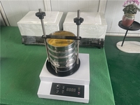 Máquina de cribado para pruebas de laboratorio en húmedo y en seco, equipo de análisis de gránulos de suelo