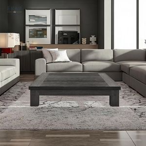 طاولة قهوة من خشب ستانلي المصمت مصنوعة يدويًا للأناقة الخالدة في غرف المعيشة المنزلية والمكاتب وغرف النوم - Product Image 4