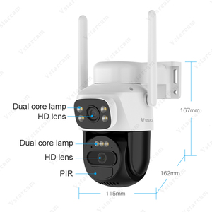 Vstarcam CB622DR 6MP Dubbele Lens 5x Digitale Zoom Zonne-energie AI Detectie Dual Band WiFi IP66 Waterdicht 24 uur AOV Geheugen SD-kaart - Product Image 2