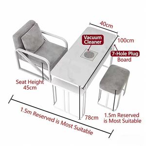Juego de Mesa y Silla para Manicura, Económico, Individual, Doble, Triple, Estilo de Lujo Ligero, Popular en Internet - Product Image 6