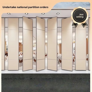 Hiện Đại Đa Chức Năng Hạt Gỗ Di Động Cứng Gói Gấp Màn Hình Cách Âm Phân Vùng Tường Cho Khách Sạn Phòng Riêng Nhà - Product Image 4