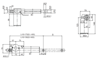 Motor Aktuator Linear Listrik DC 12V JIECANG Hemat Energi, Tahan Lama, Rendah Kebisingan, Efisiensi Tinggi untuk Mesin