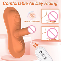 Nouveau Dildo Réaliste Télescopique Vibrant en Silicone avec Coussin, Grande Taille, 10 Modes de Vibration, Jouets Sexuels pour Femmes