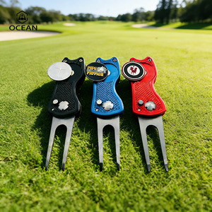 Outil de réparation de divots de golf personnalisé avec lettres, divers designs, fabriqué en Chine - Product Image 4