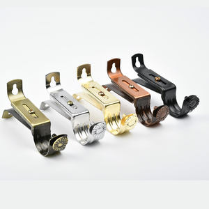 Supports de <span class=keywords><strong>tringle</strong></span> à <span class=keywords><strong>rideau</strong></span> de luxe <span class=keywords><strong>Tringle</strong></span> à <span class=keywords><strong>rideau</strong></span> et anneau de suspension en fer de différentes couleurs Crochet circulaire Porte-<span class=keywords><strong>tringle</strong></span> à <span class=keywords><strong>rideau</strong></span> - Product Image 2