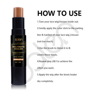 Sky sky — bâton de guérison, noué en dentelle, couleur de la peau, 4 couleurs, nœuds curteurs avec brosse, personnalisé, diy - Product Image 5