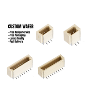 Boîtier vertical en nylon pour connecteur SMT à pas de 1,0 mm, 2P-10P, haute température, pour applications d'alimentation et assemblage de cartes PCB de caméras