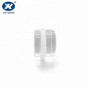 ऑनलाइन मार्केट राउंड पारदर्शी ऐक्रेलिक डोर स्टॉप फ़्लोर चिपकने वाला प्लास्टिक डोर स्टॉपर साफ़ बफ़र वॉल गार्ड - Product Image 3