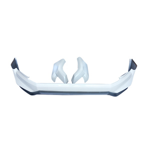 Para Toyota <span class=keywords><strong>Prado</strong></span> FJ150 parachoques delantero y trasero envolvente estilo original blanco perla kit de carrocería de reacondicionamiento 2018-2022 - Product Image 3