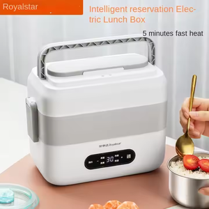 Royalstar Điện Cách Nhiệt Hộp Ăn Trưa Sưởi Ấm Thép Không Gỉ Tạo Tác Văn Phòng USB/Pin Gạo Nóng Hấp Thực Phẩm Bữa Ăn Nóng - Product Image 6