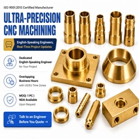Pièces de précision en laiton, fabrication de pièces en laiton de précision, services de fraisage CNC de précision, services d'usinage sur mesure