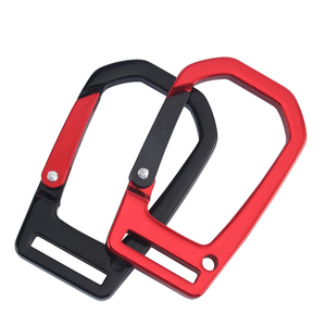 Factory Wholesale Fashion Backpack Webbing Carabiners Custom Aluminium Alloy Mini Camping Keychain Carabiners