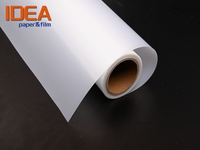 Película de Plotter de Inyección de Tinta CAD Wetac IDEA Gradient Flow Coating Doble Mate, Anti-rizado, Translúcida, PET Mylar, para Trazado de Ingeniería 75-200