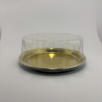Boîte en plastique transparente jetable au prix d'usine, récipient de stockage pour gâteau tiramisu et desserts