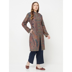 Eco Friendly Modern Kashmiri <b>Kurti</b> Phiren Designer Wear <b>For</b> <b>Women</b> Comfortable Warm Ethnic Dress Available At Discounted Price - Product Image 1