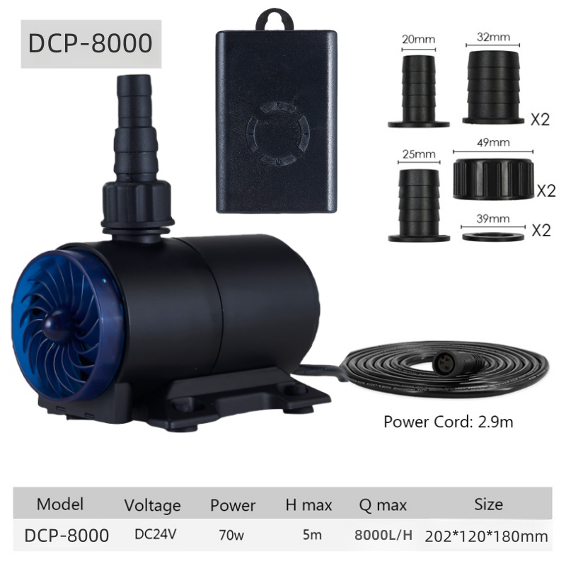 DCP-8000 (70W,8000L/H, ascenseur de 5m)