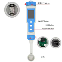 Testeur de compteur de pH de contrôle Intelligent Portable Support OEM ODM personnalisé pour la salinité des aliments de soupe d'eau salée compteur intelligent