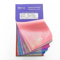 Lots de tissus extensibles multicolores à micro-points métalliques en nylon et élasthanne pour maillots de bain, danse et gymnastique