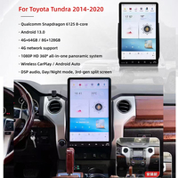 Lecteur DVD de voiture 16,8 pouces, autoradio Android, écran tactile, navigation GPS, CarPlay pour Toyota Tundra 2014-2020