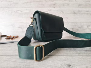 Personalized Green Leather Crossbody Bag for Women Small <b>Purse</b> <b>Cute</b> Handbag Shoulder Bag Stylish Gift for Her - Product Image 6