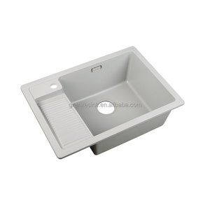 Caojin Lavabo rectangulaire en pierre moderne à un trou pour salle de bain ou hôtel Installation facile Conception d'<span class=keywords><strong>utilisation</strong></span> du comptoir - Product Image 6