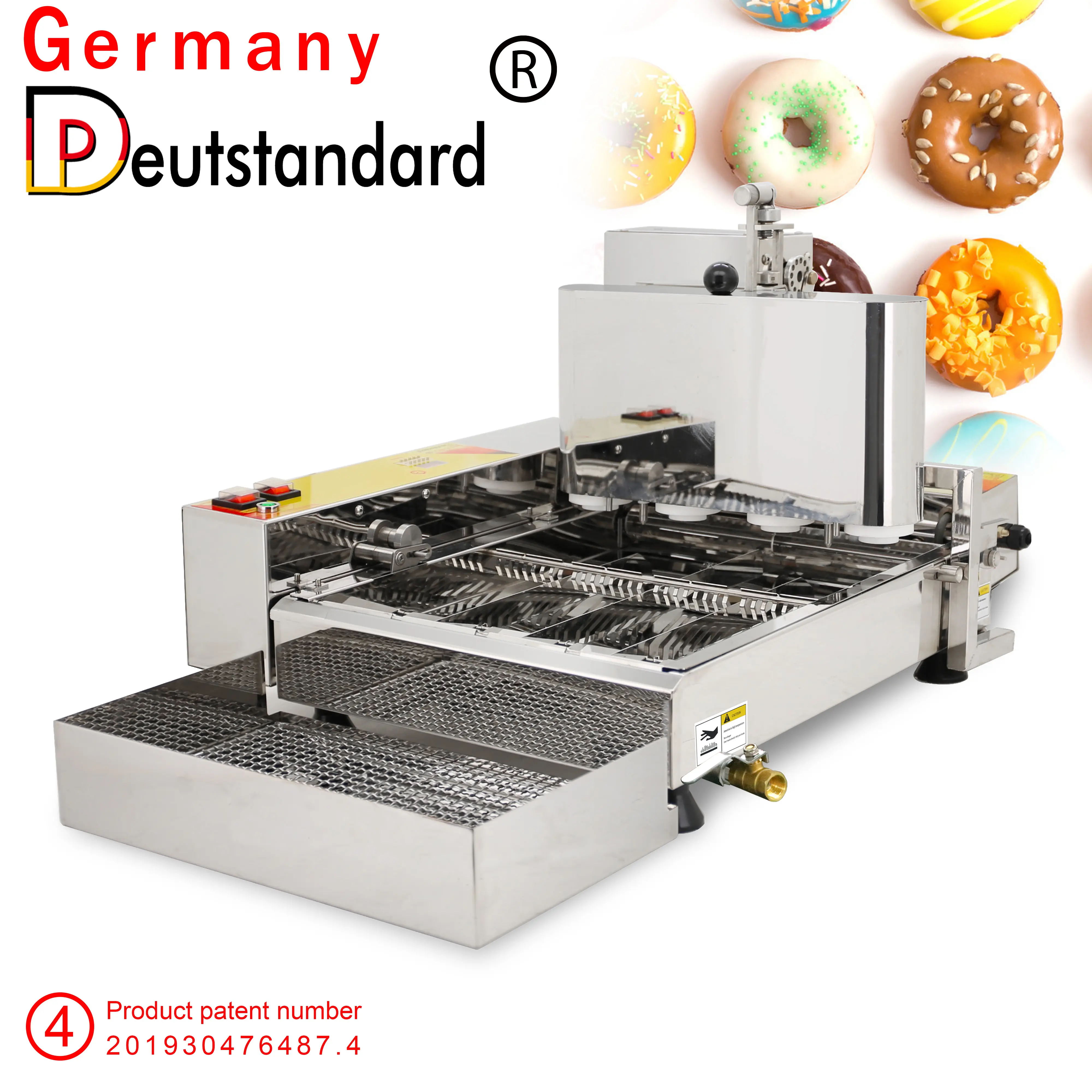 Duitsland Deutstandard NP-4 Snack Machine Donut Friteuse Machine Automatische Mini 4 Rij Donut Maker Machine