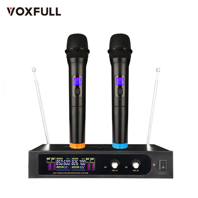 Sing Two Karaoke Mic with Two Microphone for Singing Karaoke KTV Outdoor Performance