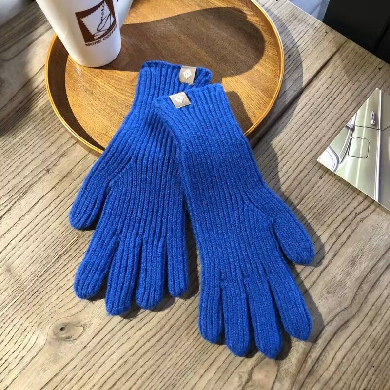 Long gloves in royal blue - free size
