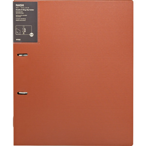 Nash Double D Ring Clip Holder <b>A4</b> Plastic <b>File</b> Fastener Two Hole Document Organizer - Product Image 1